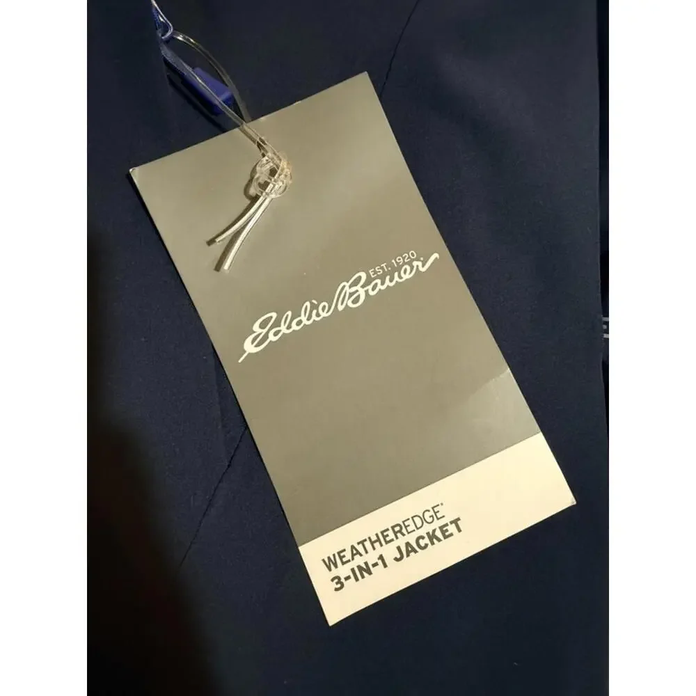 NWT Eddie Bauer Mens Weather Edge 3 in 1‎ Jacket Size 2XL / XXL